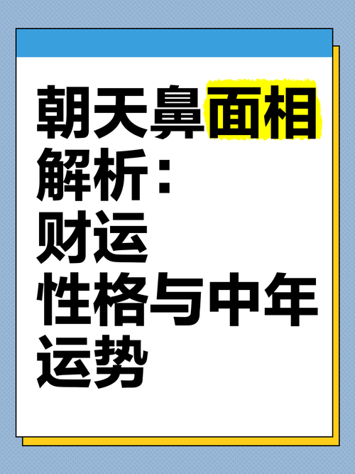 三种朝天鼻型的命运 男人鼻孔朝天的面相好吗