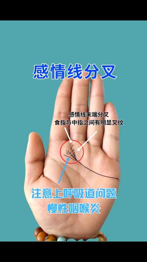 手相感情线分叉