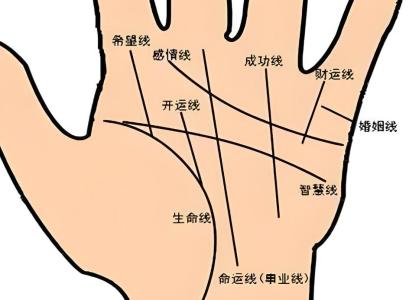 手相观人生运势起伏