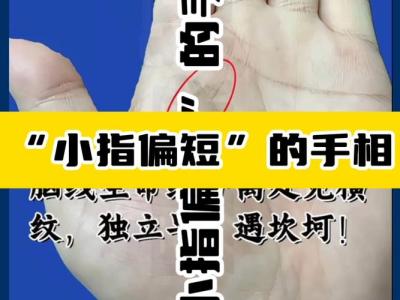 女性手相小指短小是什么意思