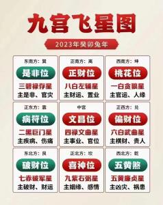2023年九星风水布局