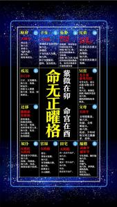 人生注定不平凡的紫微命格