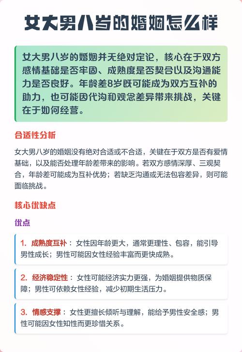 女大男8岁婚姻最好 有什么说法