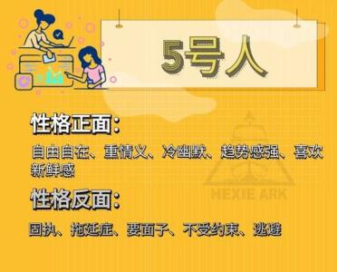 数字心理学5号人的性格