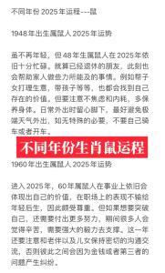 1972年属鼠人2024年全年运势