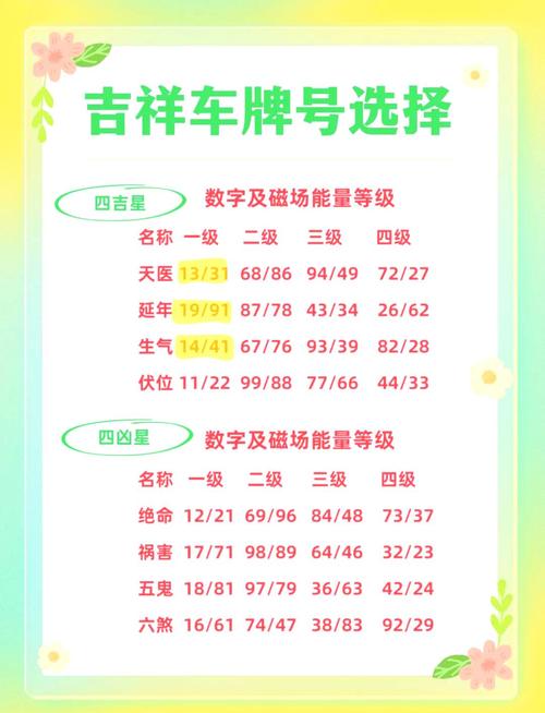 车牌号选什么字母吉利 旺运的数字牌号