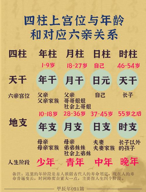 八字代表的年龄段
