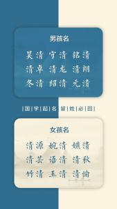 带清字有寓意的女孩名字