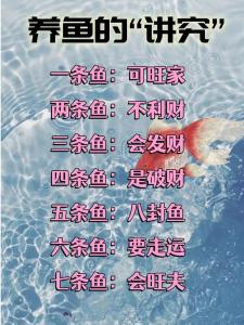客厅养鱼风水禁忌，养鱼也有择日