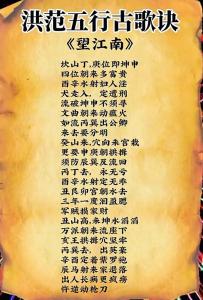 洪范五行在风水中的用法