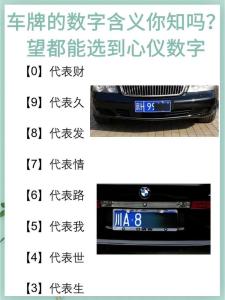 车牌号码数字及字母含义 最吉利的车牌号
