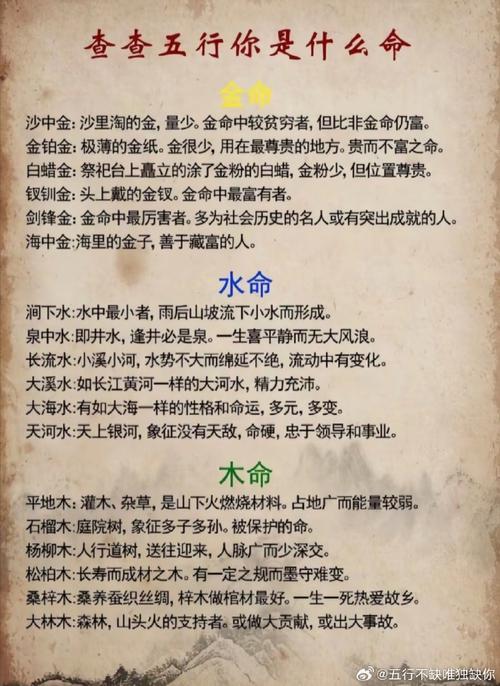 海中金命缺什么