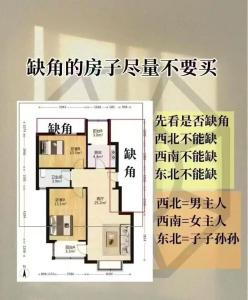 切记房子中绝不能缺的三个角