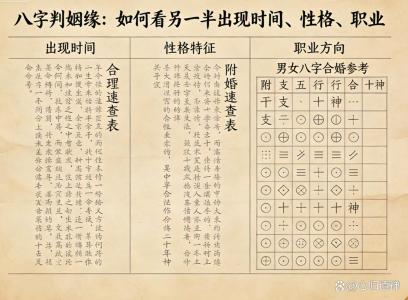 八字看配偶出现时间