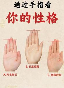 5个手指长短看命运图详解分析