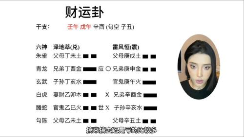 六爻算财运