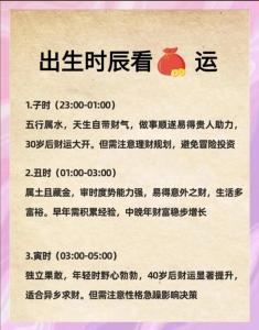 哪些时辰出生的人有着出色财运？
