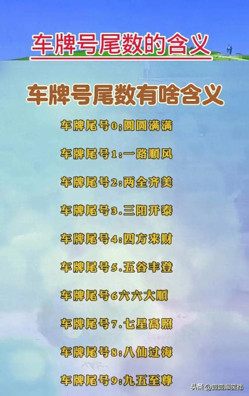 为什么车牌号忌讳BS 特殊意义的吉祥号