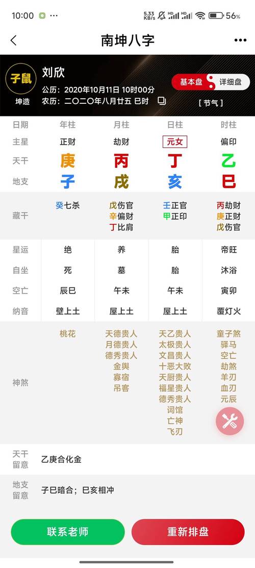 测试渣男的方法：八字命盘财星争合日主者