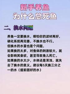 为什么家庭养鱼总是死呢？