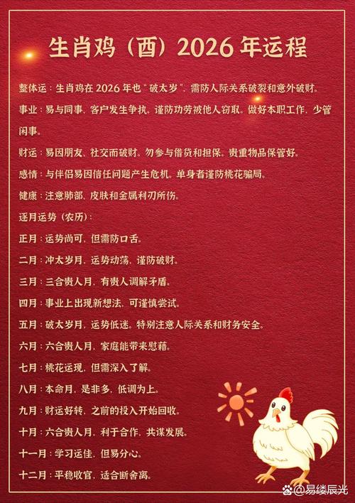 生肖鸡破太岁的注意事项，如何化解