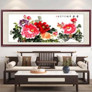 牡丹画挂新居可以招财进宝 促进事业发展