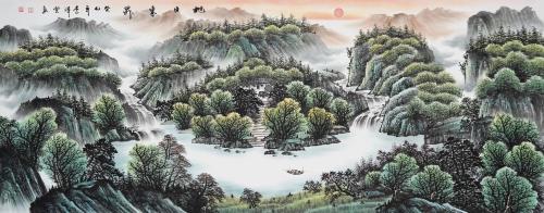 属虎办公室门口有墙如何化解 山水相依可助旺气
