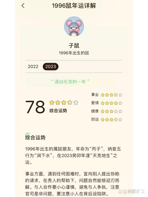 属鼠1996涧下水命五行缺什么 几月出生好