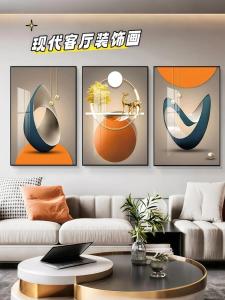 适合贴墙上的装饰画 客厅装饰品摆件去哪买