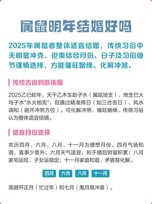 属鼠的人元旦结婚好吗？