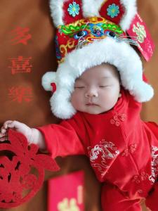 2022年1月24日腊月二十二出生的女宝宝 一生平顺如意