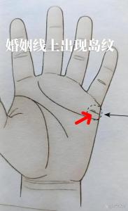 手相婚姻线有岛纹