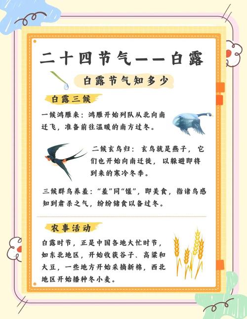 2022年白露是几月几号农历 八月十二白露节气