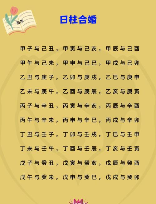 八字婚配 辛酉日柱配哪个日柱好