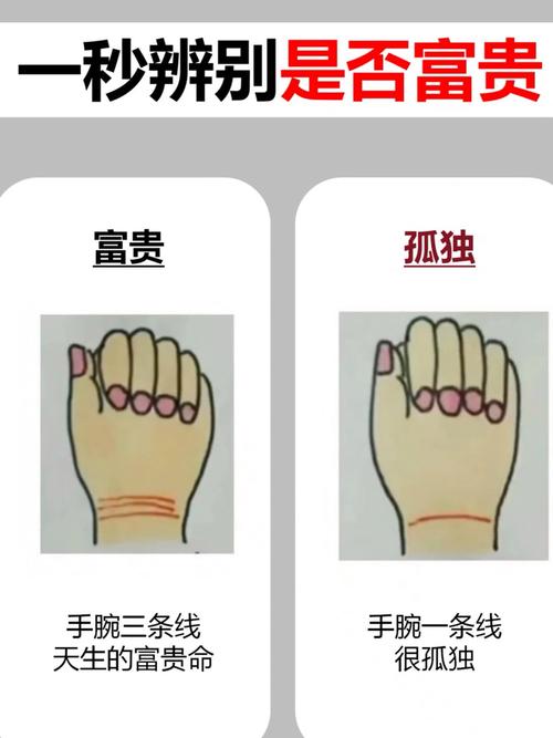 手腕线能看出富贵命吗,手腕线是否也属于掌纹的一部分?