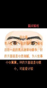 眉毛连在一起的男人命运如何？