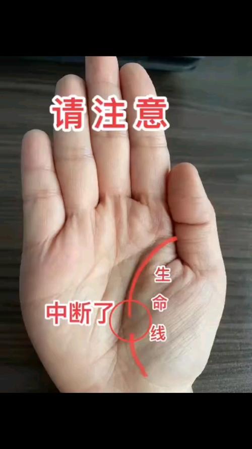 手相：生命线断开代表什么，生命线断开有什么含义
