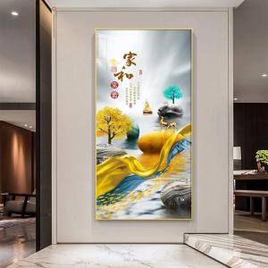 进门墙上挂什么画好