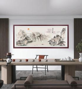 办公室座椅后挂什么画风水好