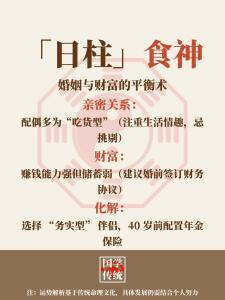 娶名门之女八字 食神是生财八字