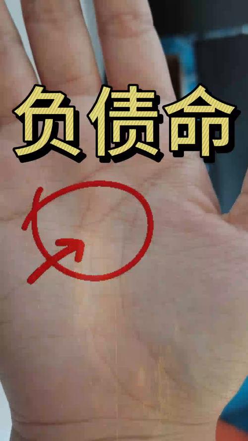 易背负各种债务的手相特征