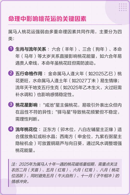 属马人2024年上半年桃花运好吗
