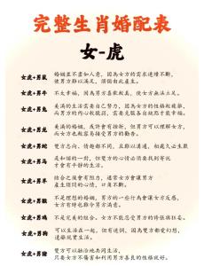属虎人爱上你的表现 属虎人的择偶标准