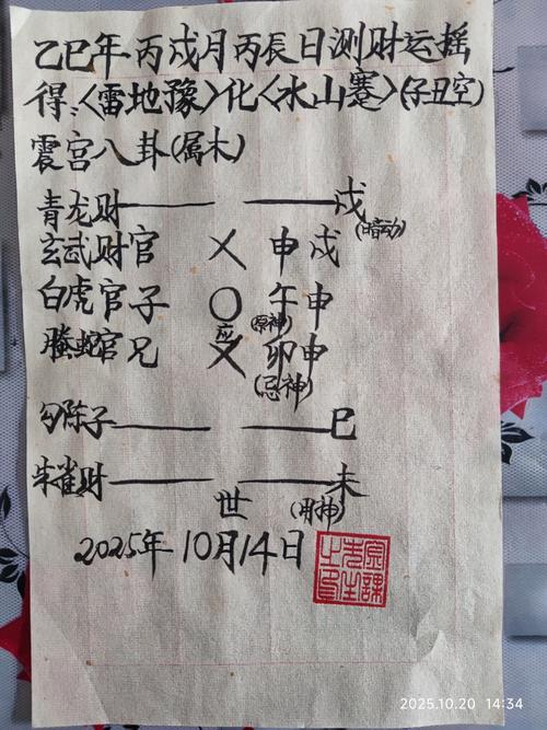 财有财无早知道！六爻预测之财运篇