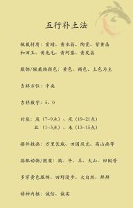五行补土的18种方法有哪些