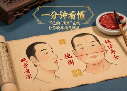 看寿在颌什么部位 下巴圆润是福气的面相