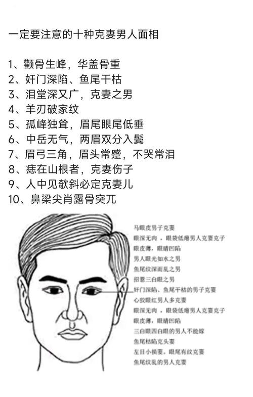 什么样的男人不可靠从面相上看吧