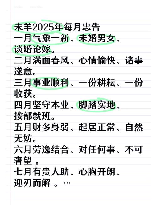 属羊的男人2025年的命运 属羊男2025年运势及每月运势详解
