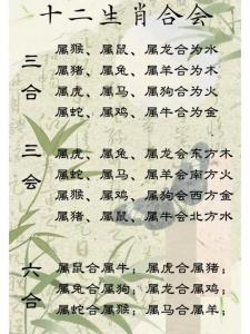 生肖姻缘八字匹配