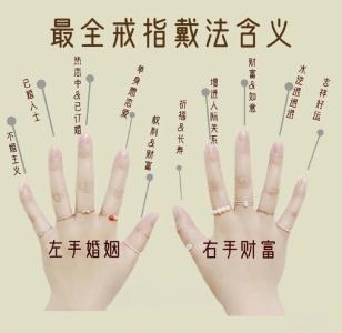 风水教你如何戴戒指旺婚姻运势